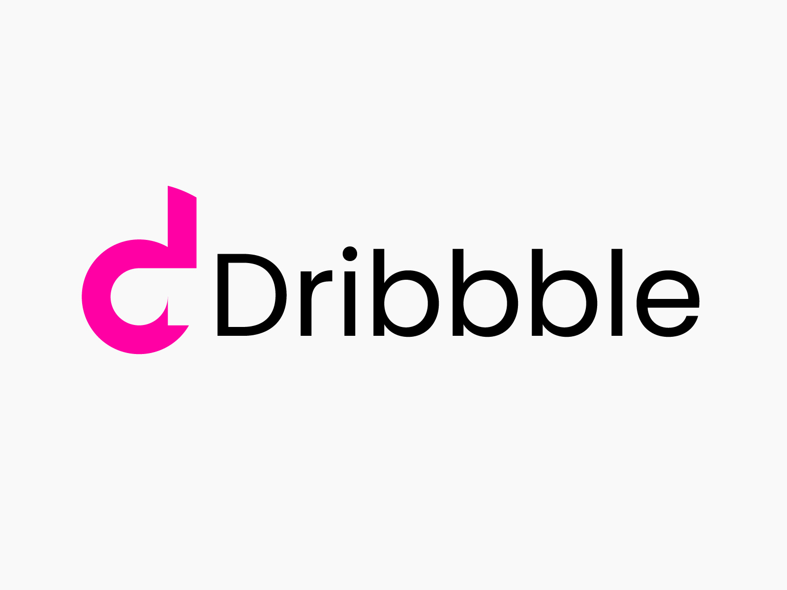 concept: Dribbble - logo design. by Genuine on Dribbble