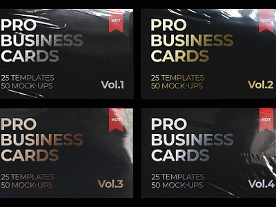 Business Card Mockup Template Bundle