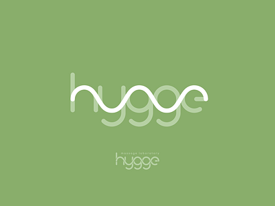 Hygge brand branding design font hygge identity lab laboratory letter line logo logotype massage monogram wave