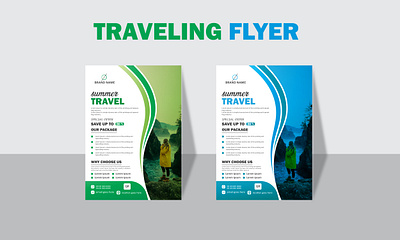 Flyer Design business business card business flyer flyer flyer design graphic design illustration travel traveling flyer