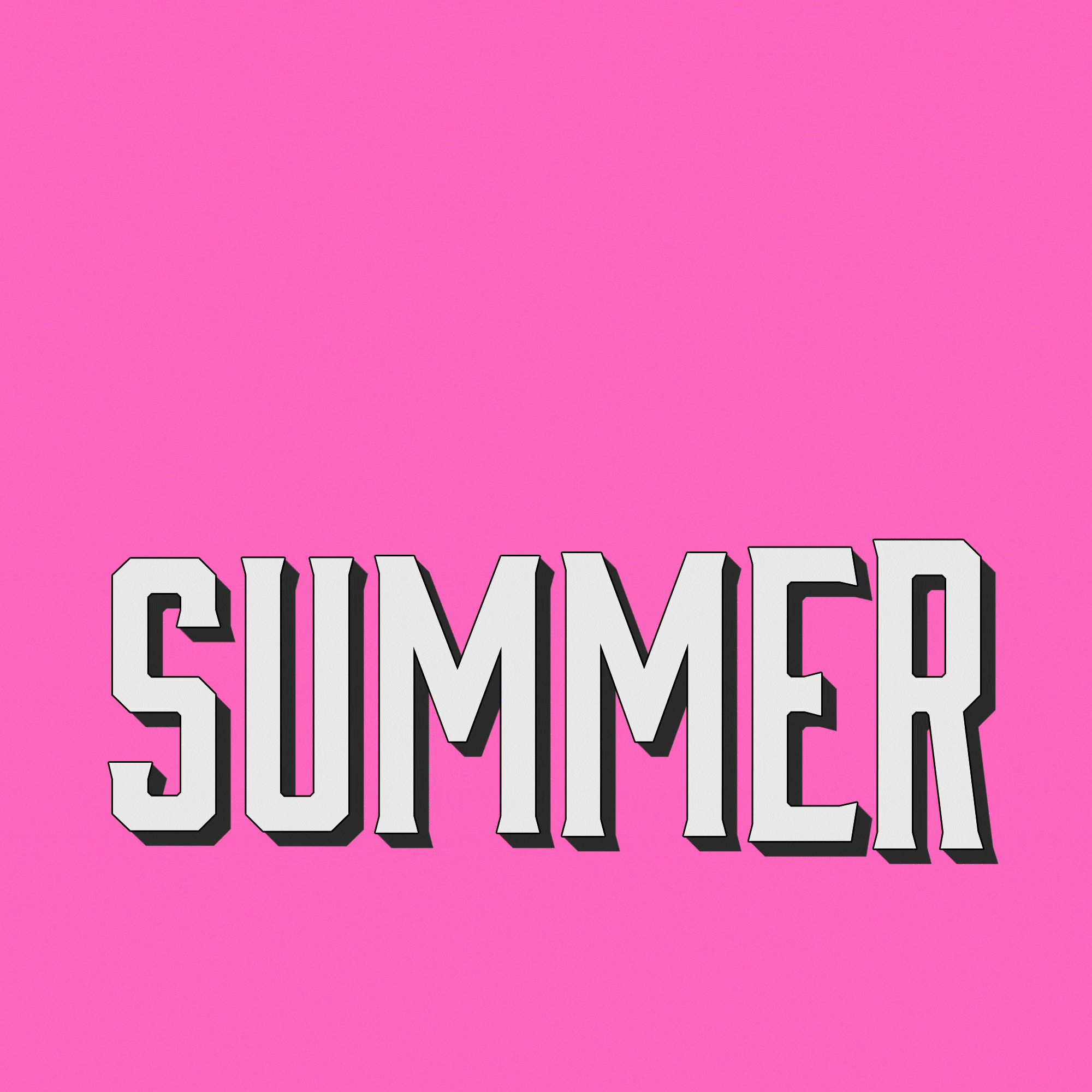 Summer Fun animation motion graphics stretch text typography
