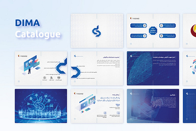 DIMA Catalogue Design branding brochure catalogue creative design graphic design illustration print technology vector visual design