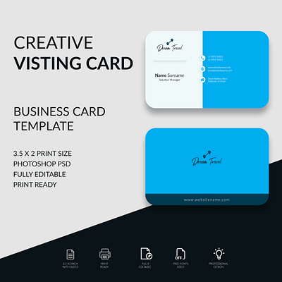 Business Cards branding design graphic design logo typography ui ux