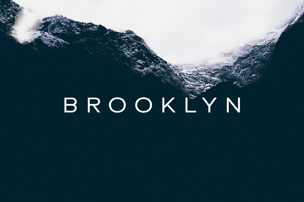 BROOKLYN -Minimal Geometric Typeface app branding design graphic design illustration logo typography ui ux vector