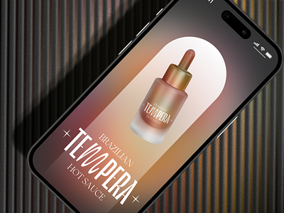 Tempera - The Brazilian hot sauce app app app mobile branding brazilian design graphic design ios app iphone app logo sauce sauce app ui ui design