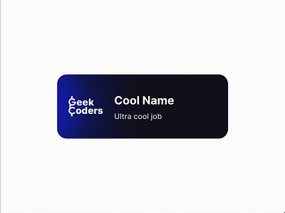 cool name tag design