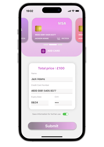 Credit Card Checkout Page app dailyui design ui ux