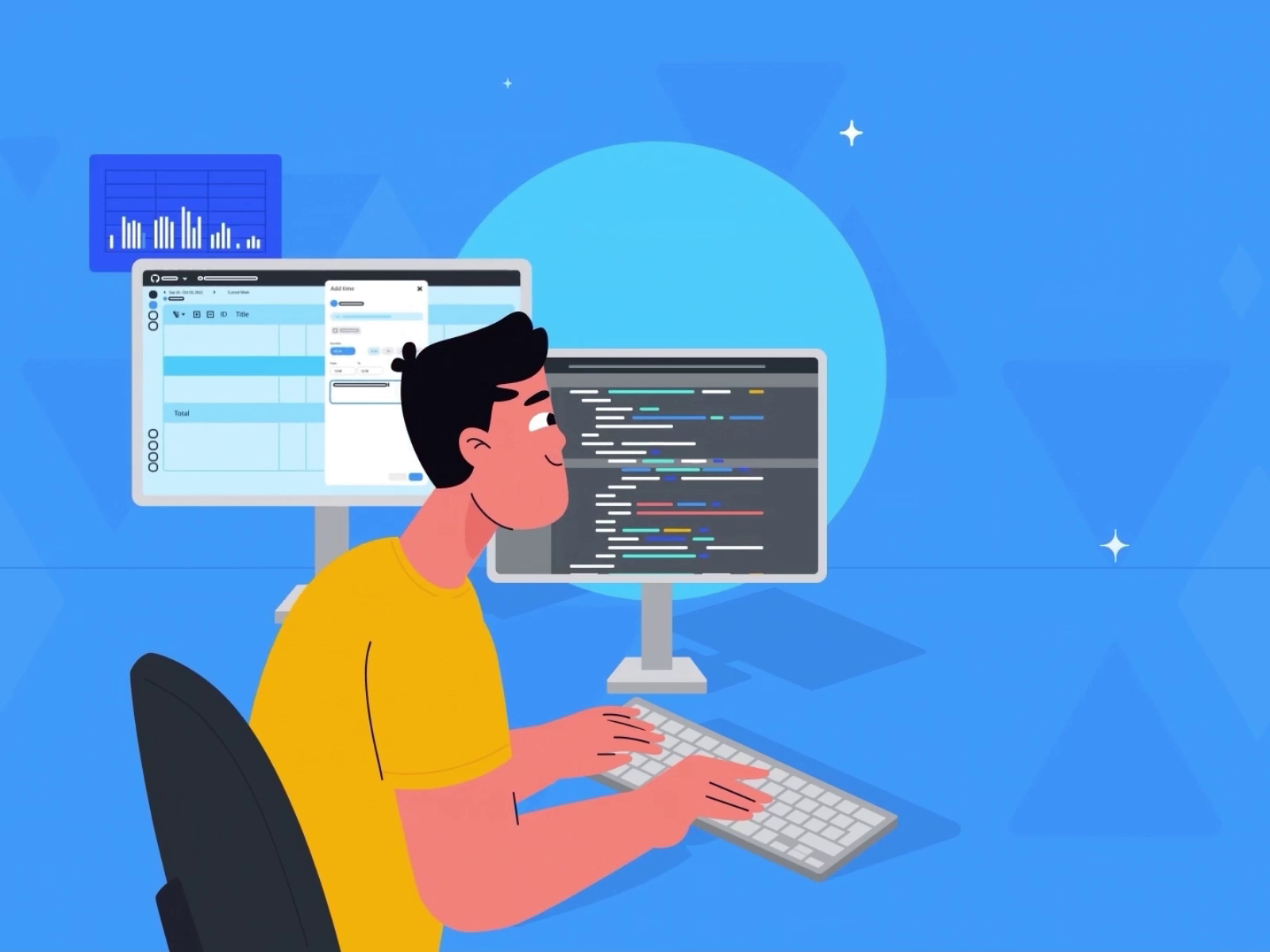 7Pace Time-tracking Software by unicorn.arts on Dribbble
