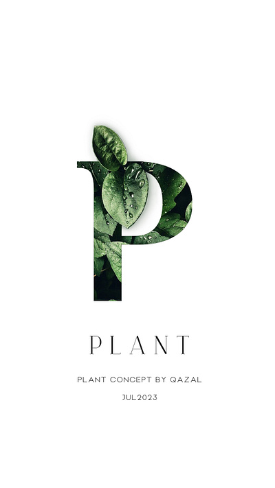 Typography for "Plant" Letters branding design graohic graphic design illustration logo minimal design plant typography ui uiux ux vector