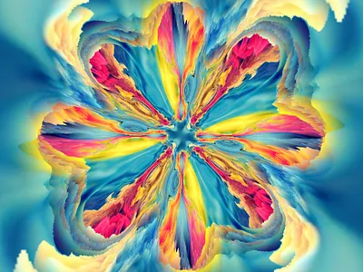 ArtAbstract with Flowers!!!!!! abstractart art color colorgram flower flowers illustration landscape