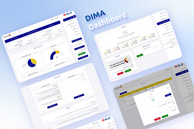 Dima Dashboard UI/UX Design branding dashboard design general meetings graphic design technology ui user experience user interface ux visual design