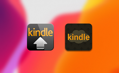 App Icon: Amazon's Send to Kindle amazon app icon dailyui icon design send to kindle ui uxui