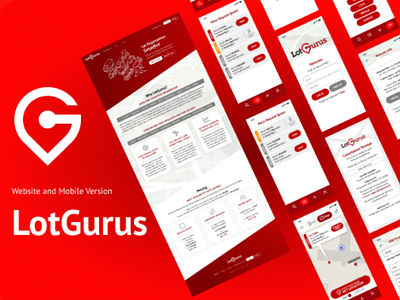 LotGurus figma mobile app ui ux web app