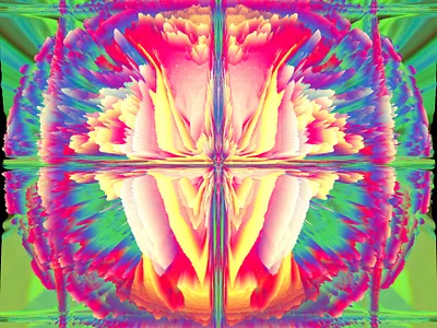 ArtAbstract with Flowers!!!!!! abstractart art color artwork colorgram creator digital design digital creator flower flowers illustration landscape vines psychedelic