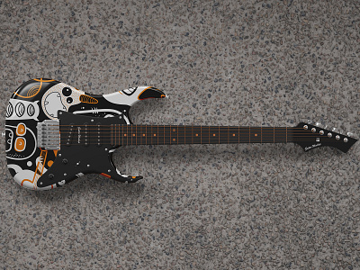 Electric Guitar Mockup Set bass bass guitar electric guitar electronic music guitar guitar mockup instruments music music design music guitar music instrument music mockup music sound music store music template musician rock guitar rock music sound