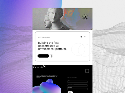 Technology Company Landing Page agency ai artificial intelligence design development grand rapids landing michigan modern palette tech technology ui ux web web design