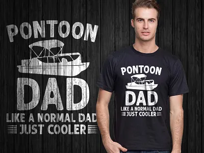 Pontoon T-shirt Design apperal design graphic design pontoon pontoon tshirt retro vintage tshirt shirts t shirt tee tshirt tshirt design tshirt design ideas