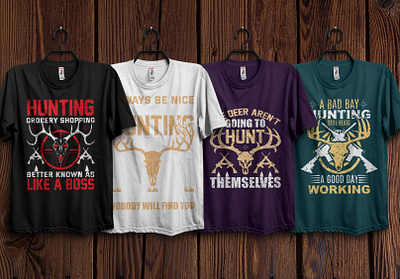 Hunting Tshirt design forest