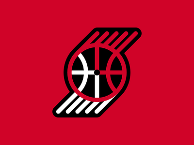 Portland Trail Blazers basketball blazers brand branding design geometric shapes graphic design illustration logo nba pinwheel portland sports sports logo trail blazers