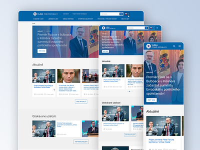 Government site czech design governance inspiration law minimal redesign ui ux web