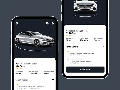 Car Rental App app car design flat graphic design illustration mobile app rental ui user exprerience user interface ux