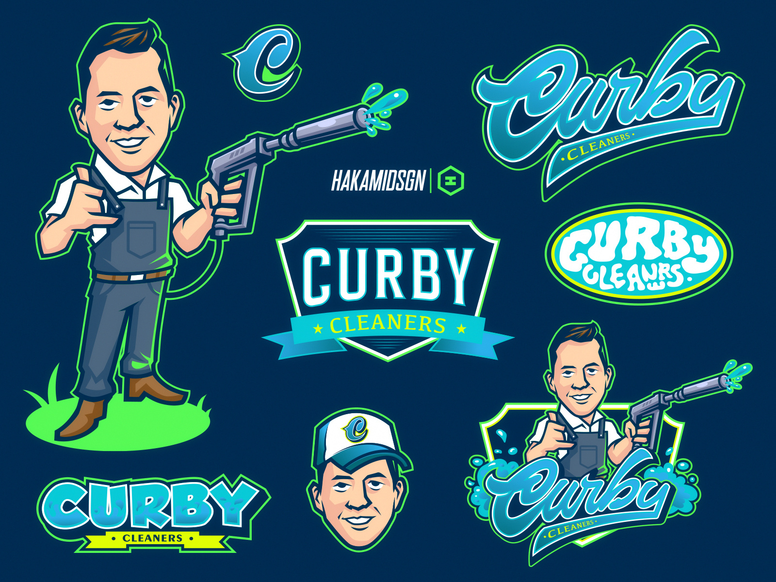 Example of Home Service Mascot Logo Design