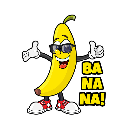 Go Banana animation banana branding cartoon cute design graphic design illustration logo