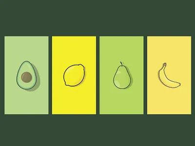 Fruit Illustration adobe illustrator avocado avocado fruit banana banana fruit design grape graphic design graphicdesign green guava ill illustration illustration art illustration design lemon logo reap vector yellow lemon