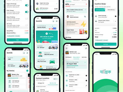 Zantrik App Official Redesign app app redesign app ui branding car car management design official redesign product design trend ui user interface vehicle vehicle management zantrik zantrik app redesign