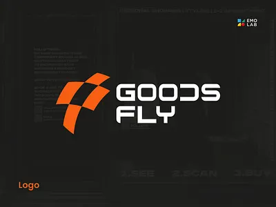 Ecommerce logo brand identity, ( GoodsFly ) adobe brand guidelines brand identity branding business logo company logo concept creative crypto design ecommerce graphic design illustration logo medical nature shop logo simple software tech
