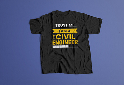 Civil Engineer Typography t shirt design civilengineers