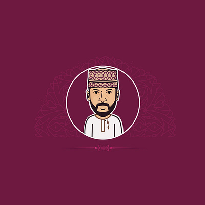 Arab man character design avatar arab avatar brand branding character design graphic design illustration logo man mobile orent saudi tshirt ui ux vector