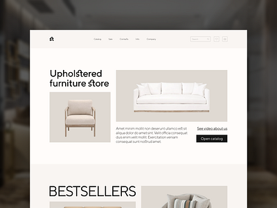 E-commerce / furniture store / интернет-магазин мебели ecommerce furniture store online store ui ux web design website веб дизайн интернет магазин магазин мебели