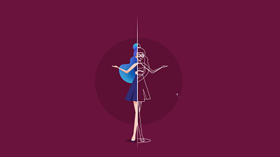 Fashion girl character avatar animation avatar branding character character design design fashion girl graphic design illustration logo mobile motion graphics tshirt ui ux vector