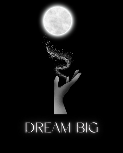 Dream Big design flat graphic design illustration logo vector