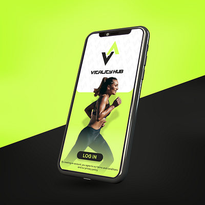 Vitality Hub (In Progress) adobe xd app app design app prototype brand branding design graphic design logo mockup prototyping ui