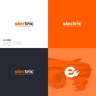 Electric Logo electricity eletric energy logo logo make solar speed