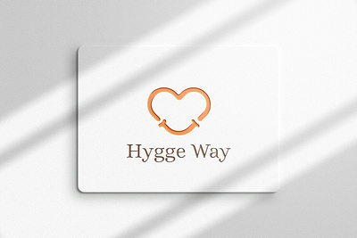 Hygge Way Logo branding branding design business card design business logo company logo corporate design graphic design logo logo design minimal minimalst modern simple stationery design