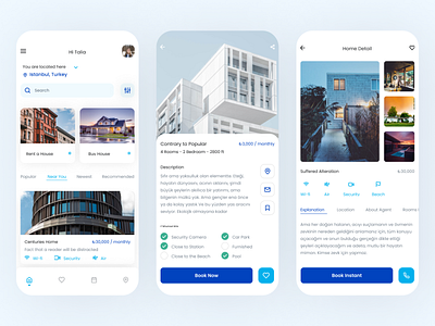 Real Estate App apartment app app design design home housing minimal mobile app product design real estate app rent ui ui design uiux user experience userinterface ux