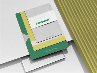 LINGUINI - BRAND COLLATERAL DESIGN brand collateral design brand identity brand identity design branding design graphic design logo