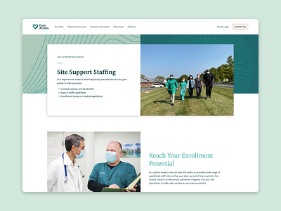 Care Access Site Support Staffing branding design graphic design logo typography ui