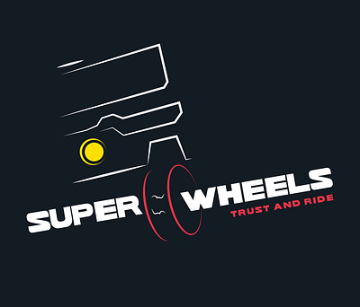 Super Wheels branding design graphic design illustration logo ui vector