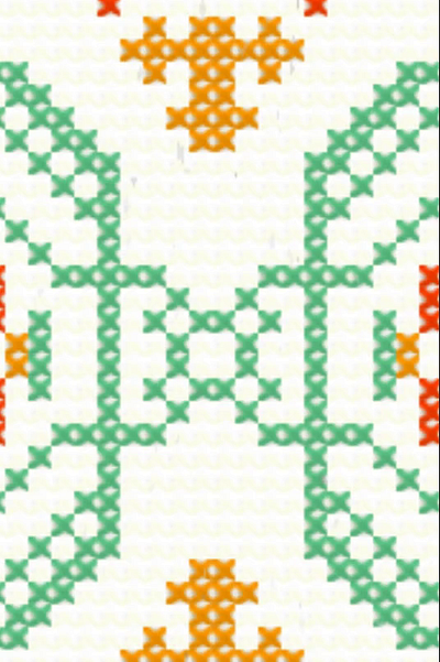 Vintage ethnic Embroidery Cross Stitch Pattern embroidery
