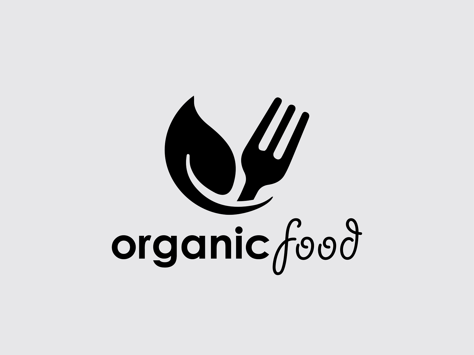 Organic Food Logo by zaqilogo on Dribbble