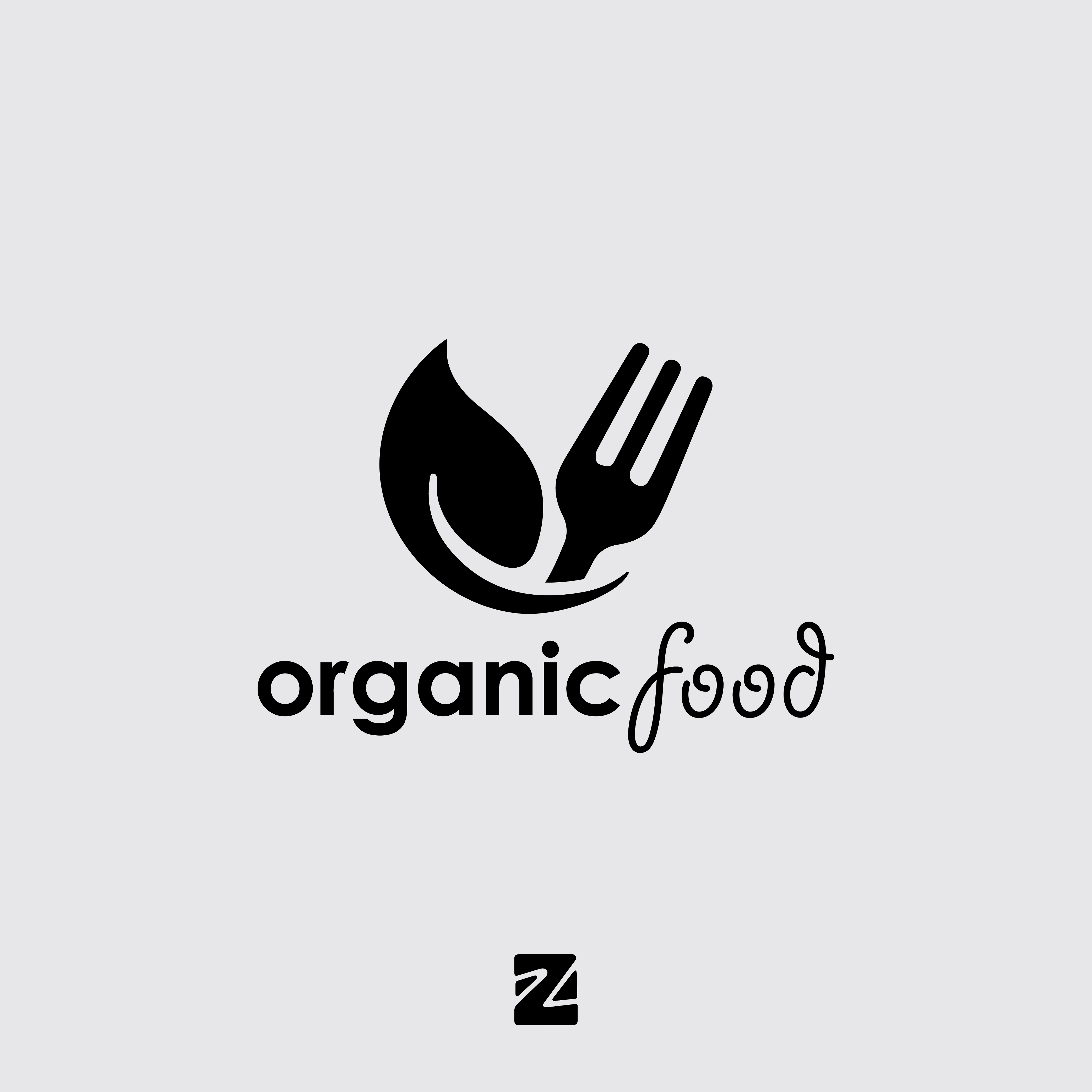 Organic Food Logo Design - DesignStudio