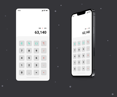 Calculator app dailyui design ui ux
