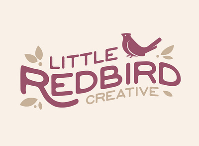 Little Redbird Creative Logo branding graphic design logo logo design vintage