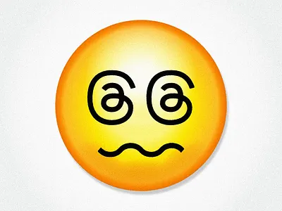 Instagram Threads?! apps bewildered confused confusion emoji emoticon eyes face facebook instagram meta overwhelmed social media squiggle stressed swirly threads twitter yellow