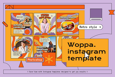 Instagram Stories & Posts Template - Woppa branding instagram instagram banner instagram post instagram post template instagram posts instagram posts template instagram stories instagram stories template instagram story instagram story template instagram template instagram templates social media social media banner social media pack social media templates socialmedia stories ui