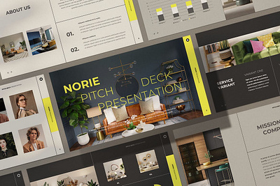 Norie - Powerpoint Template abstract annual business clean corporate download google slides keynote pitch pitch deck powerpoint powerpoint template pptx presentation presentation template professional slides template ui web